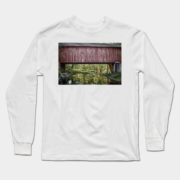 Water Under The Bridge Long Sleeve T-Shirt by JimDeFazioPhotography